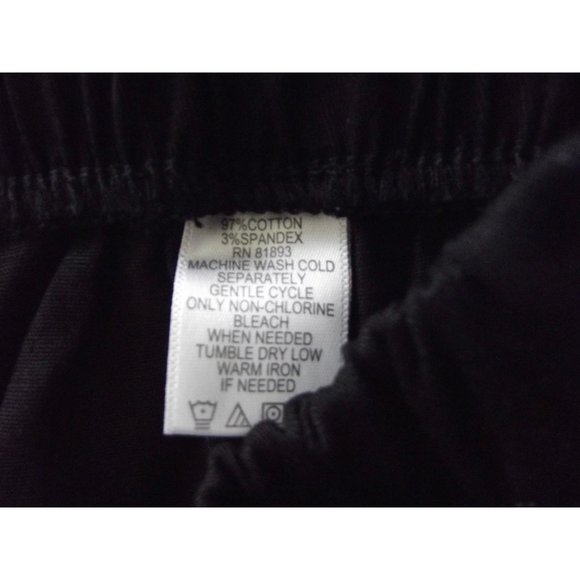 Denim+Company (d&co)Black Bermuda Shorts XXS x11"pull-on elastic high rise waist - Picture 10 of 10